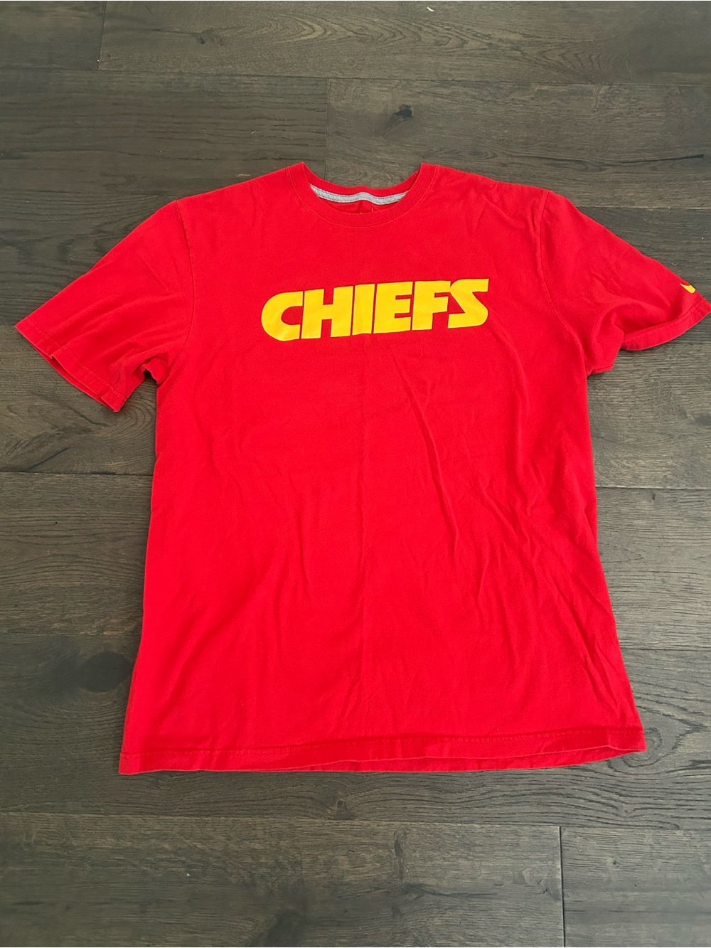 Kansas City Chiefs Red Logo Short Sleeve Tee XL
